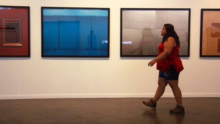 Milene viu a obra de Iberê Camargo ganhar ainda mais sentido depois que conheceu a história de vida do pintor. Foto: Laura de Las Casas